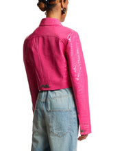 Load image into Gallery viewer, Saks Potts cropped croc jakki (M)