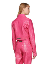 Load image into Gallery viewer, Saks Potts cropped croc jakki (M)