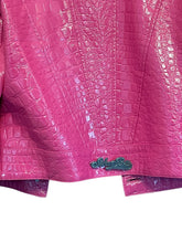 Load image into Gallery viewer, Saks Potts cropped croc jakki (M)