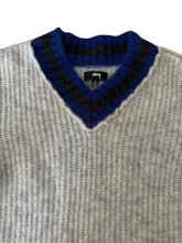Load image into Gallery viewer, Stüssy mohair tennis prjónapeysa (S)
