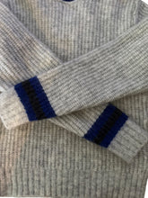 Load image into Gallery viewer, Stüssy mohair tennis prjónapeysa (S)
