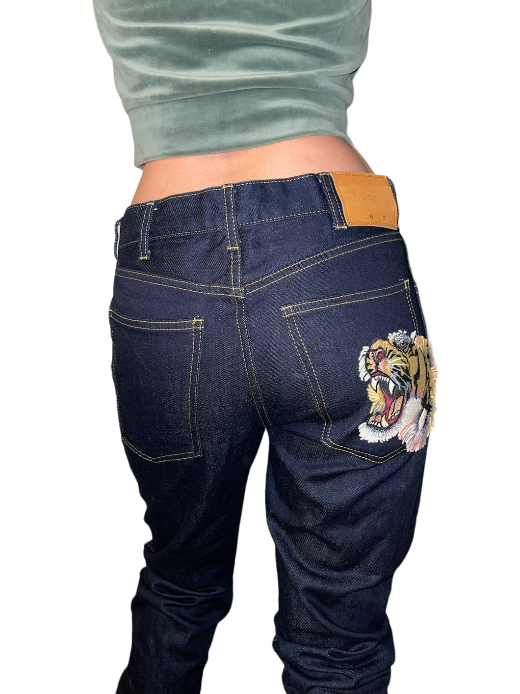 Gucci tiger jeans