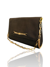 Load image into Gallery viewer, Celine Vintage Triomphe Chain Flap Bag
