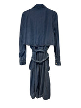 Load image into Gallery viewer, Twist &amp; Tango denim trench coat (L)

