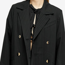 Load image into Gallery viewer, Ganni striped trench

