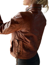 Load image into Gallery viewer, Ralph Lauren Polo leður jakki (S)
