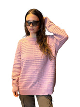Load image into Gallery viewer, Bahns bleik alpaca merino peysa (M)
