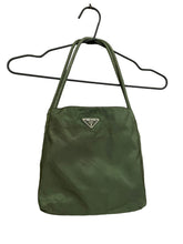 Load image into Gallery viewer, Prada nylon army green shoulder bag
