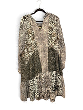 Load image into Gallery viewer, Aftur leopard kjóll (S/M)
