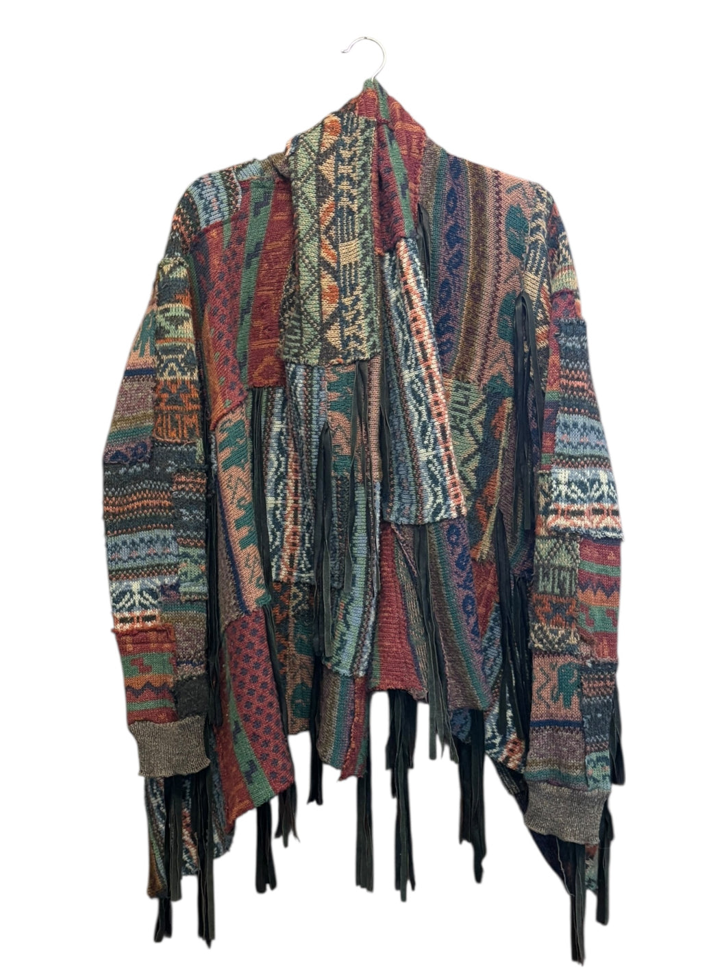 Aftur kögurpeysa (S/M)