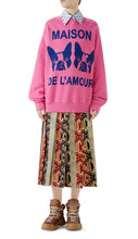 Load image into Gallery viewer, Gucci Maison de l’Amour Bosco &amp; Orso Crystal peysa
