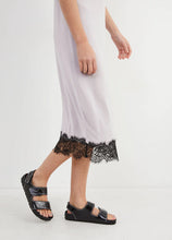Load image into Gallery viewer, Ganni lace trim slip kjóll
